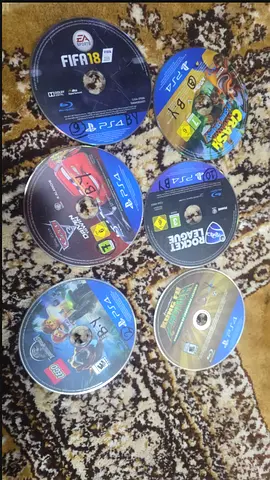 PS4 Games Collection Bundle (6 Discs) – FIFA, Crash, Cars 3, Rocket League, LEGO Jurassic World, Nin