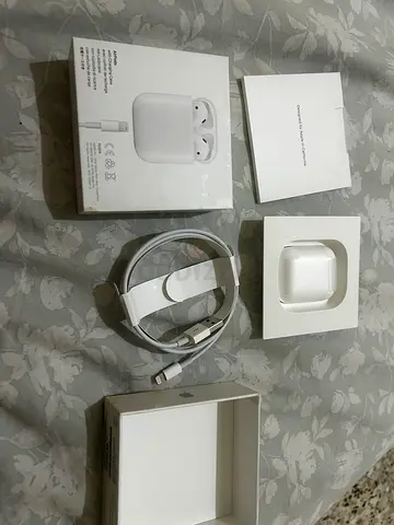 Apple AirPods 2nd Generation with Lightning Charging Case – Open Box, Like New Never used.