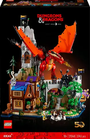 LEGO Ideas Dungeons  Dragons: Red Dragons Tale 21348 Set