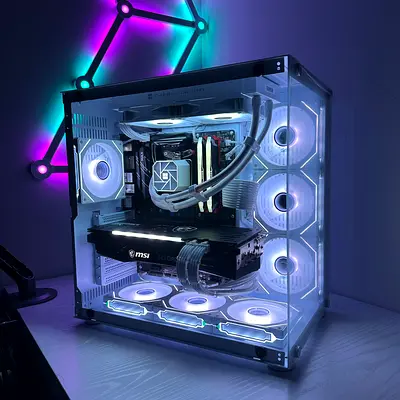Aesthetic Ryzen 5 5600X RTX 3070 White Gaming PC