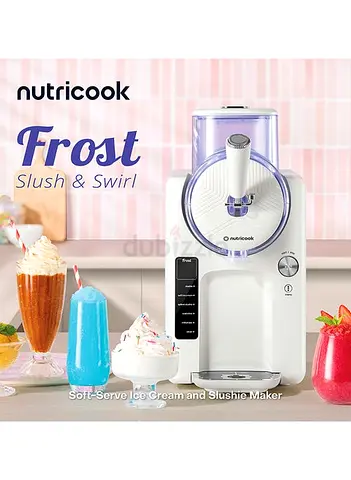 Nutricook Frost Soft-Serve Ice Cream Slush Maker - New