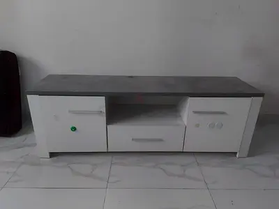 Modern TV Unit Stand with Cable Management