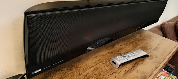 Yamaha YSP-5100 Digital Sound Projector - 7.1ch Soundbar with Remote and additional Yamaha subwoofer