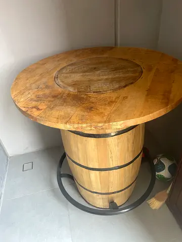 Bar table wooden barrel- 450