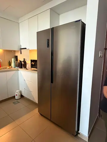 Gorenje Side-by-Side Refrigerator in Silver Finish
