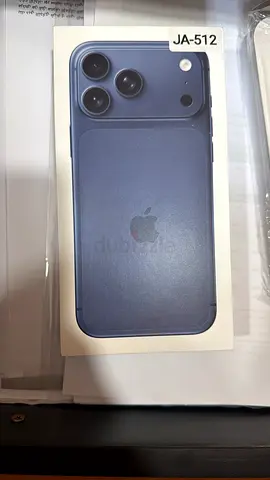 sealed Apple iPhone 17 Pro Max in blue with 512 GB storage