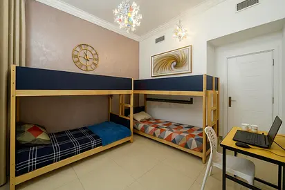 Bank bed for rent in dubai marina near to metro