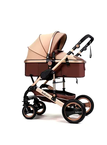 Belecoo Luxury Baby Stroller with Bassinet