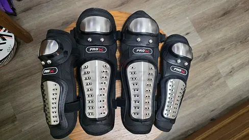 PRO Motorcycle Kneepad Stainless Steel Moto Elbow Knee Pads Motocross Racing Protective Gear Protect