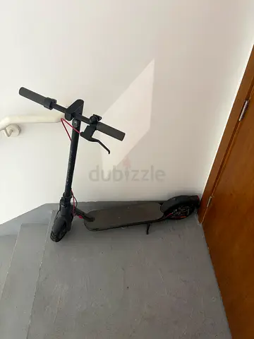 Used electric scooter — working display and controls
