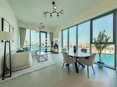 Spacious 2 BR+ Maids |Full Canal View & Burj View