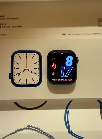 Apple Watch Series 7, 41mm Excellent Condition - Single Use (Abyss Blue) - Cellular Version