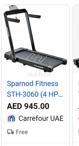 Sparnod Fitness STH-3060 Folding Treadmill - Light Use