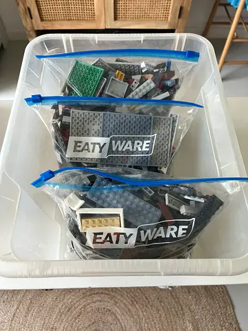 3 large bags of Alternate Brand Lego Pieces