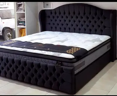Ambassador design luxury King Size Bed With Brand new Mattress available for Sale,
