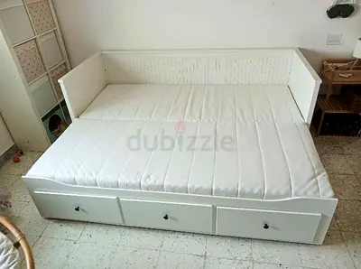 IKEA Hemnes Daybed with 2 Mattresses - Great Condition