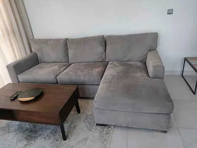 Still brand new cratebarrel lshape sofa