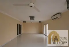 Luxury villa for annual rent in Al Jazat area with 4 bedrooms, 4 bathrooms, and 3 covered parking sp