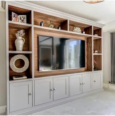 Modern Custom Entertainment Center and TV unit