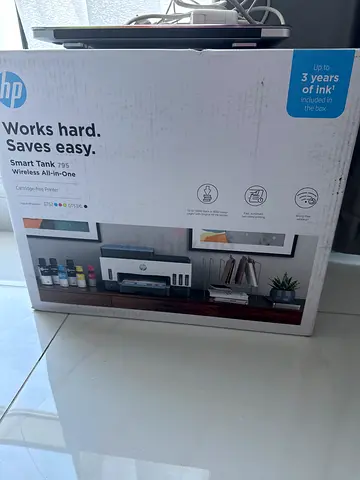 HP All-in-One Wireless InkJet Printer with box