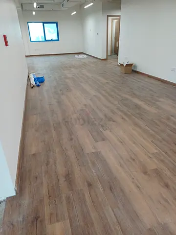 SPC Vinyl Flooring - Planks Installed (Like New)