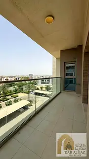 Luxury two-bedroom apartment for annual rent in Al Zahia Gardens, Block B. Two spacious bedrooms, ex