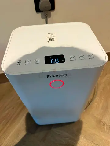 Pro Breeze 12L/Day Dehumidifier with Automatic Humidity Sensor  Display