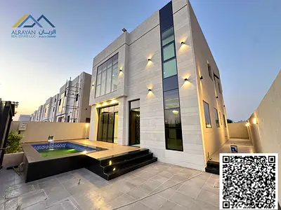 **للبيع – فيلا فاخرة مع مسبح كبير في الزاهية | عجمان**