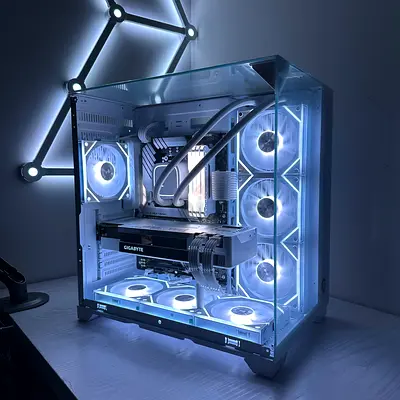 All White Ryzen 7 5700X RTX 3080 Gaming PC