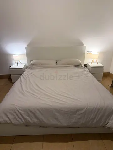 IKEA Bed 120x200 + Mattress + Bed Frame + 2 Bedside Tables | Excellent Condition | Must Go This Week