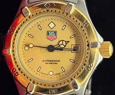 TAG Heuer Professional 2000 Series — Ref. 964.008-2 — Ladies Two-Tone Diver
