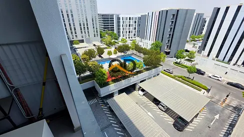 Cheapest offer Gated community 1bedroom big hall only 48k with belcony pool view gym pool and covered parking in aljada Community