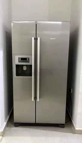 Bosch side by side fridge and freezer new model slightly used