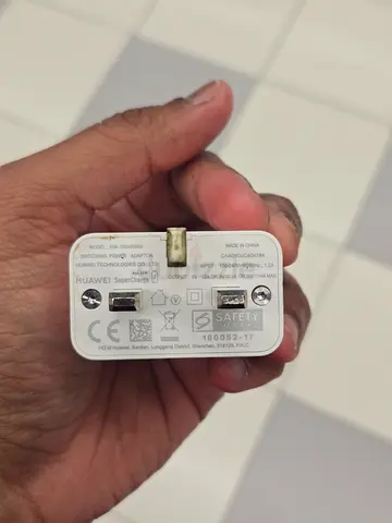 Huawei SuperCharge USB Wall Charger - Used New Price 100 AED