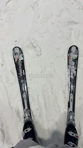 HEAD Cyber XP 100 Racing Skis (177cm) with Tyrolia Bindings HEAD Poles