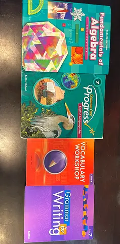 American curriculum books grade 7
