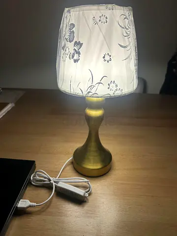 Lamp Shade - Inbuilt  3 colour changing LED bulb