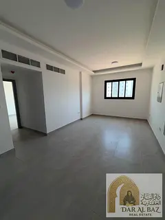 One bedroom and living room for annual rent in Al Jurf 3, Ajman. Master bedroom, 2 bathrooms, balcon