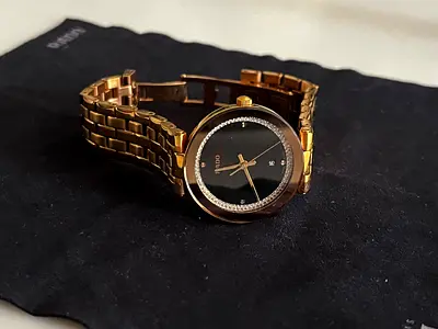 Florence RADO Women’s Watch with Black Dial and Crystal Bezel R48873183