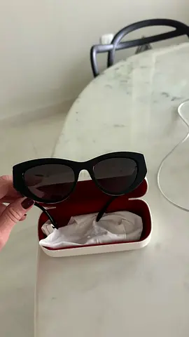 Black Alexander McQueen sunglasses with case - not used