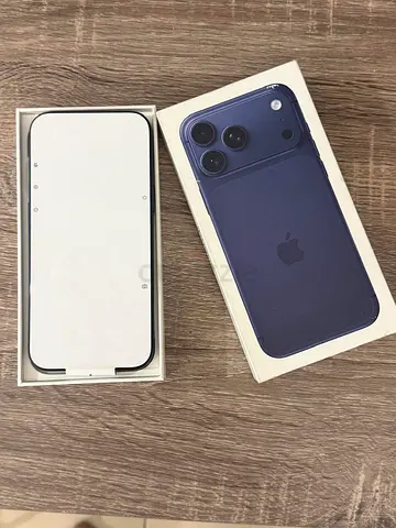 IPhone 17 Pro Max 256GB Blue - Open Box, Unused, Non-Active, TDRA, Original receipt, Warranty valid