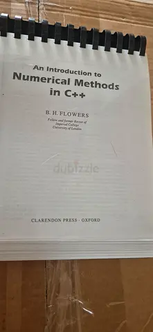 Physics: An Introduction to Numerical Methods in C++ by B. H. Flowers (spiral-bound, used)