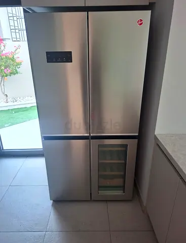 Hoover 755 Liters Gross Capacity Cross Door Refrigerator, With Wine Cooler: (115L)31 Bottle, 🍾