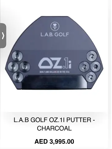 L.A.B. Golf OZ.1I Putter - Charcoal