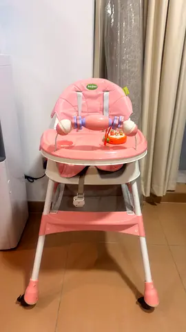 Baybee Adjustable Folding Baby High Chair with Wheels