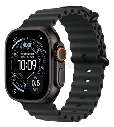 Watch Ultra 3 GPS + Cellular 49mm (Middle East Version) Black Titanium Case With Black Ocean Band
