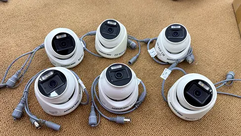 6 pc Hikvision ColorVu Dome camera DS-2CE70DF0T-PF