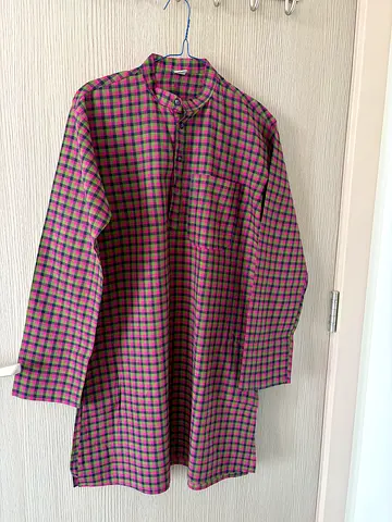 Long checked Kurta - size M, good condition