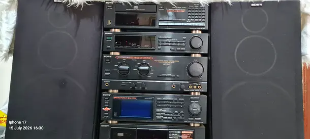 Sony Component Stereo System with Speakers - Working Condition