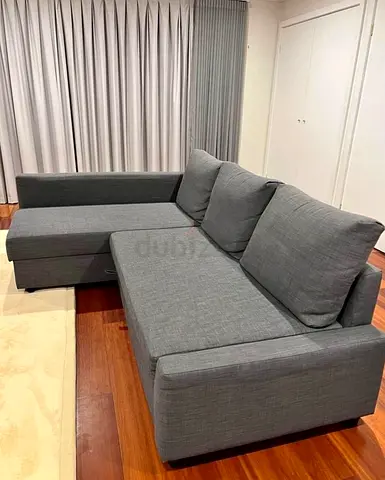Grey L-Shaped Sectional Sofa